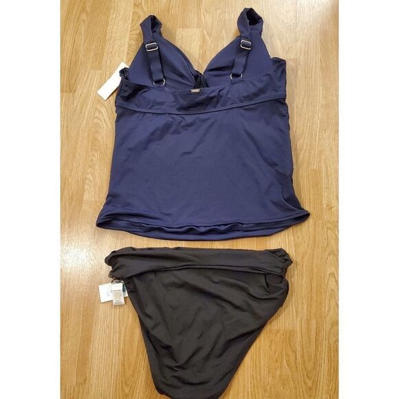 Anne Cole Plus Size Underwire Tankini Set size 18W - Picture 9 of 14